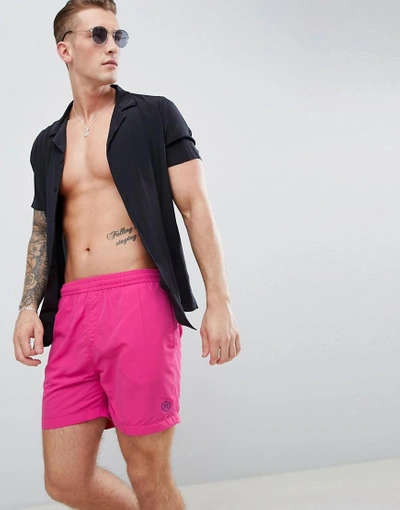 Shop Henri Lloyd Brixham Swim Shorts In Pink - Pink