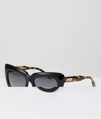 Shop Sonix Cat Eye Sunglasses In Black - Black
