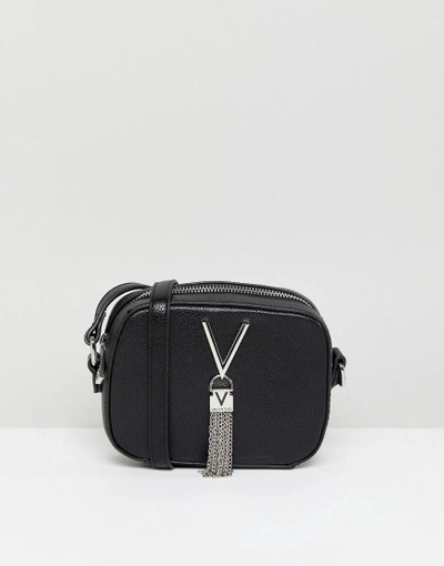 Valentino Mario Valentino Tassel Detail Camera Cross Body Bag - Black | ModeSens