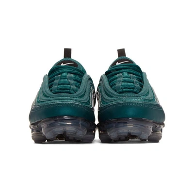 Shop Nike Green  Air Vapormax 97 Sneakers In 901 Mtlc Da