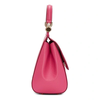 Shop Dolce & Gabbana Dolce And Gabbana Pink Medium Sicily Bag In 87199 Pink