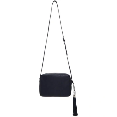 Shop Saint Laurent Navy Medium Lou Camera Bag In 4147 Navy