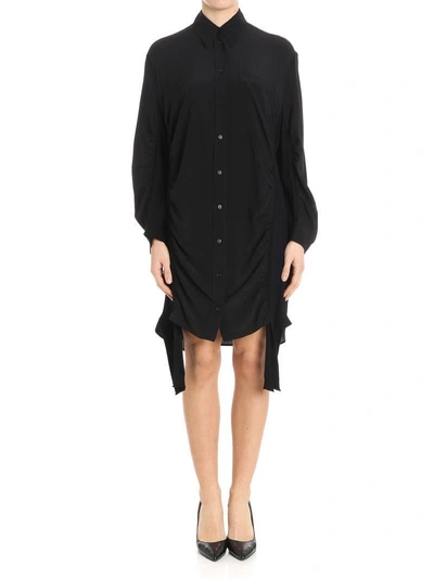 Shop Stella Mccartney Long Shirt Dress In Black