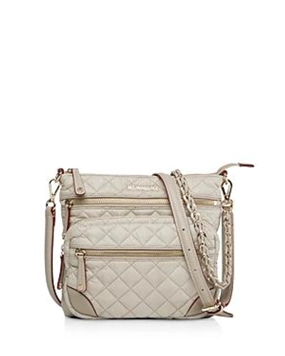 Shop Mz Wallace Downtown Crosby Crossbody In Atmosphere/gold
