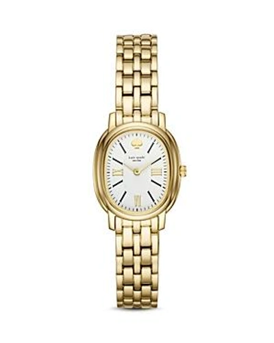 Shop Kate Spade New York Staten Stainless Steel Watch, 25mm In White/gold