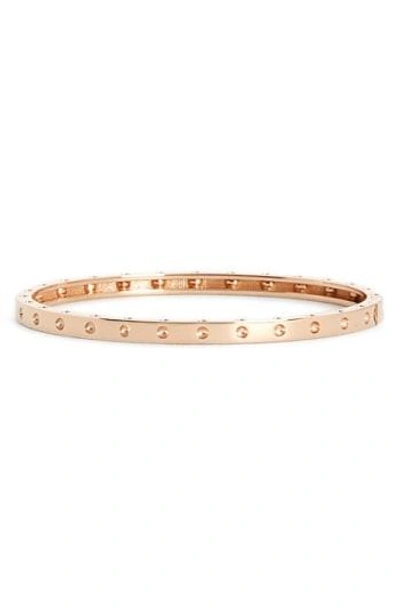 Shop Roberto Coin 'symphony - Pois Moi' Ruby Bangle In Rose Gold