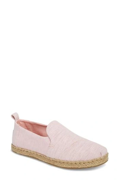 Shop Toms Espadrille Slip-on In Blossom Chambray