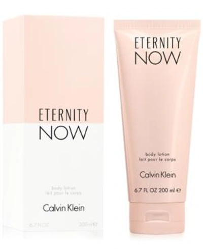 Shop Calvin Klein Eternity Now Body Lotion, 6.7 oz
