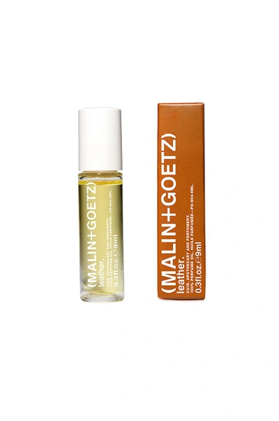 Shop Malin + Goetz Leather Perfume Oil In N,a
