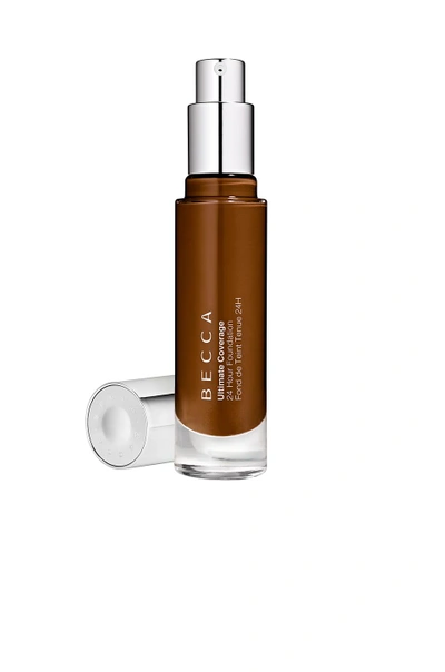 Shop Becca Cosmetics Ultimate Coverage 24 Hour Foundation In Mahogany