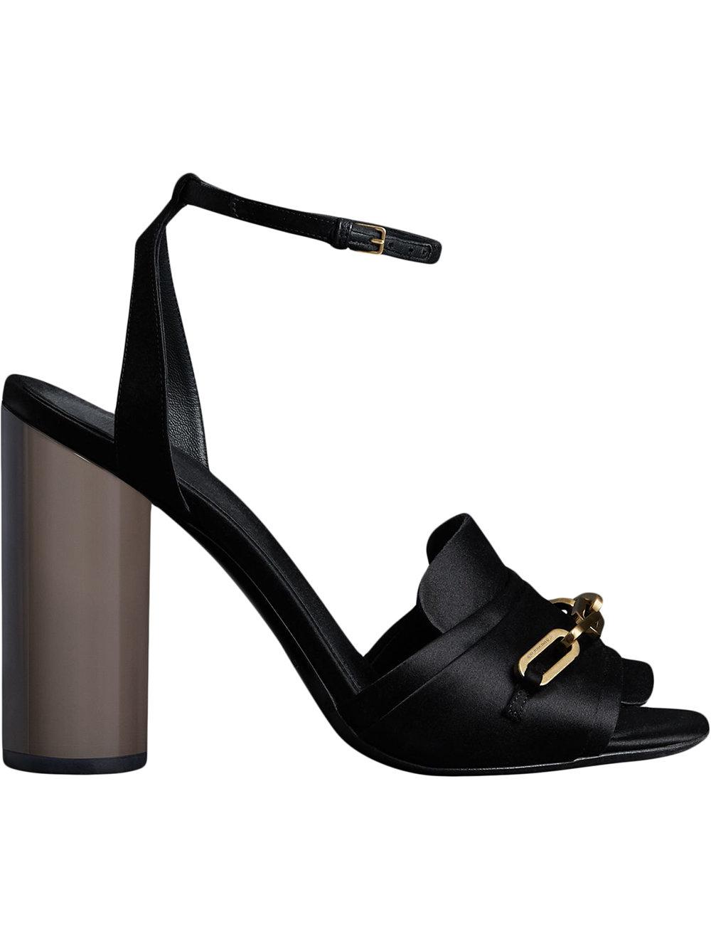 burberry black sandals