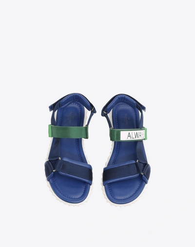 Shop Valentino Coordinates Sandal In Blue
