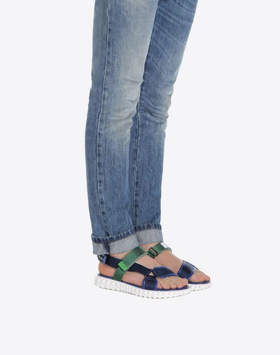 Shop Valentino Coordinates Sandal In Blue