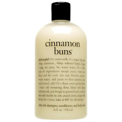 Shop Philosophy Cinnamon Buns Shampoo, Shower Gel & Bubble Bath 16 oz