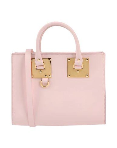 Shop Sophie Hulme Handbag In Pink