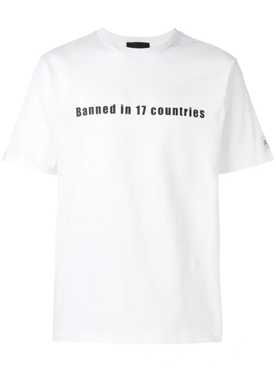Shop Xander Zhou Printed T-shirt - Unavailable In White