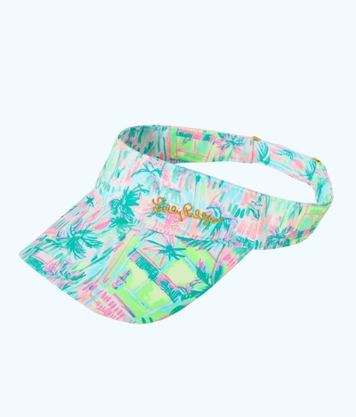 Shop Lilly Pulitzer Its A Match Visor In Multi Perfect Match Hat
