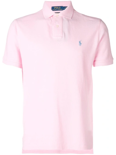 Shop Polo Ralph Lauren Custom Slim-fit Polo Shirt - Pink