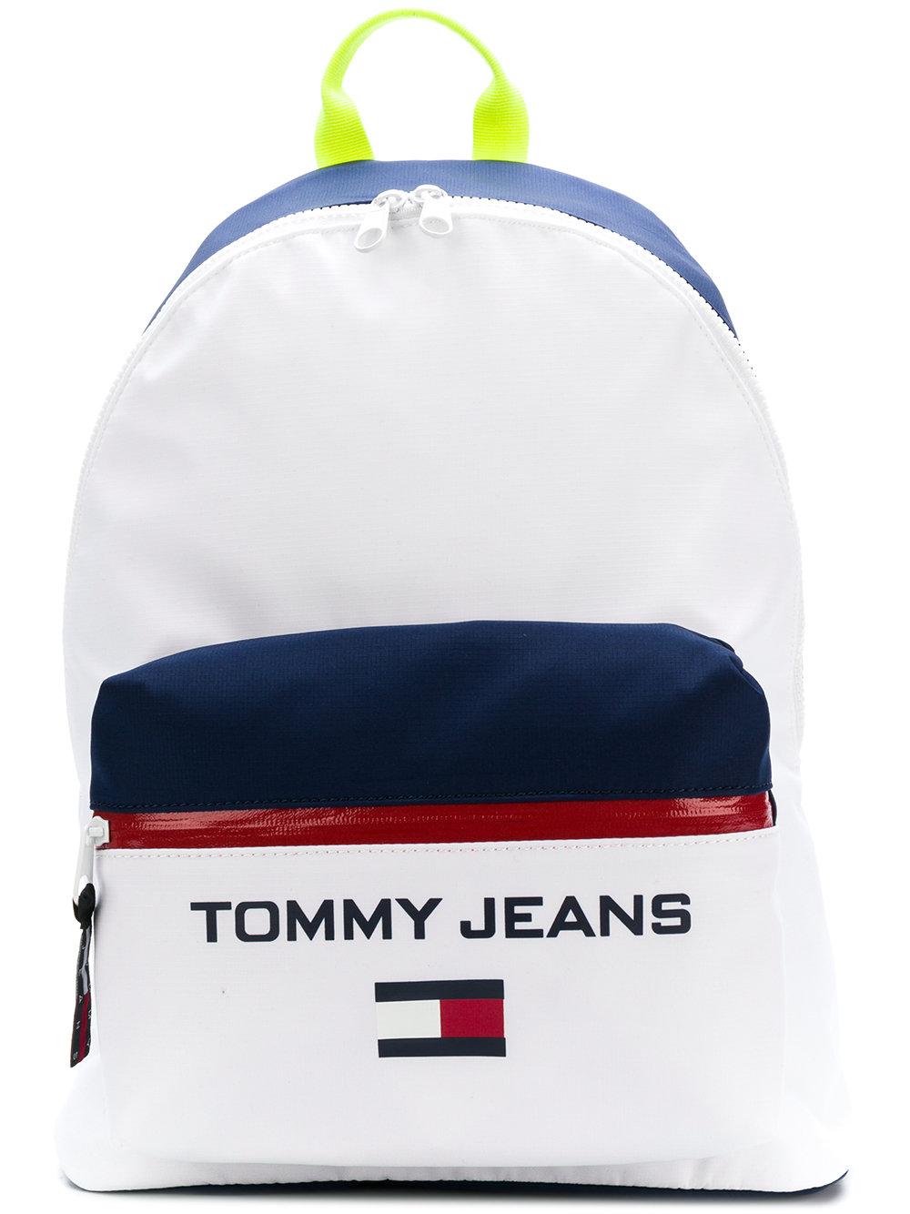 tommy jeans logo backpack