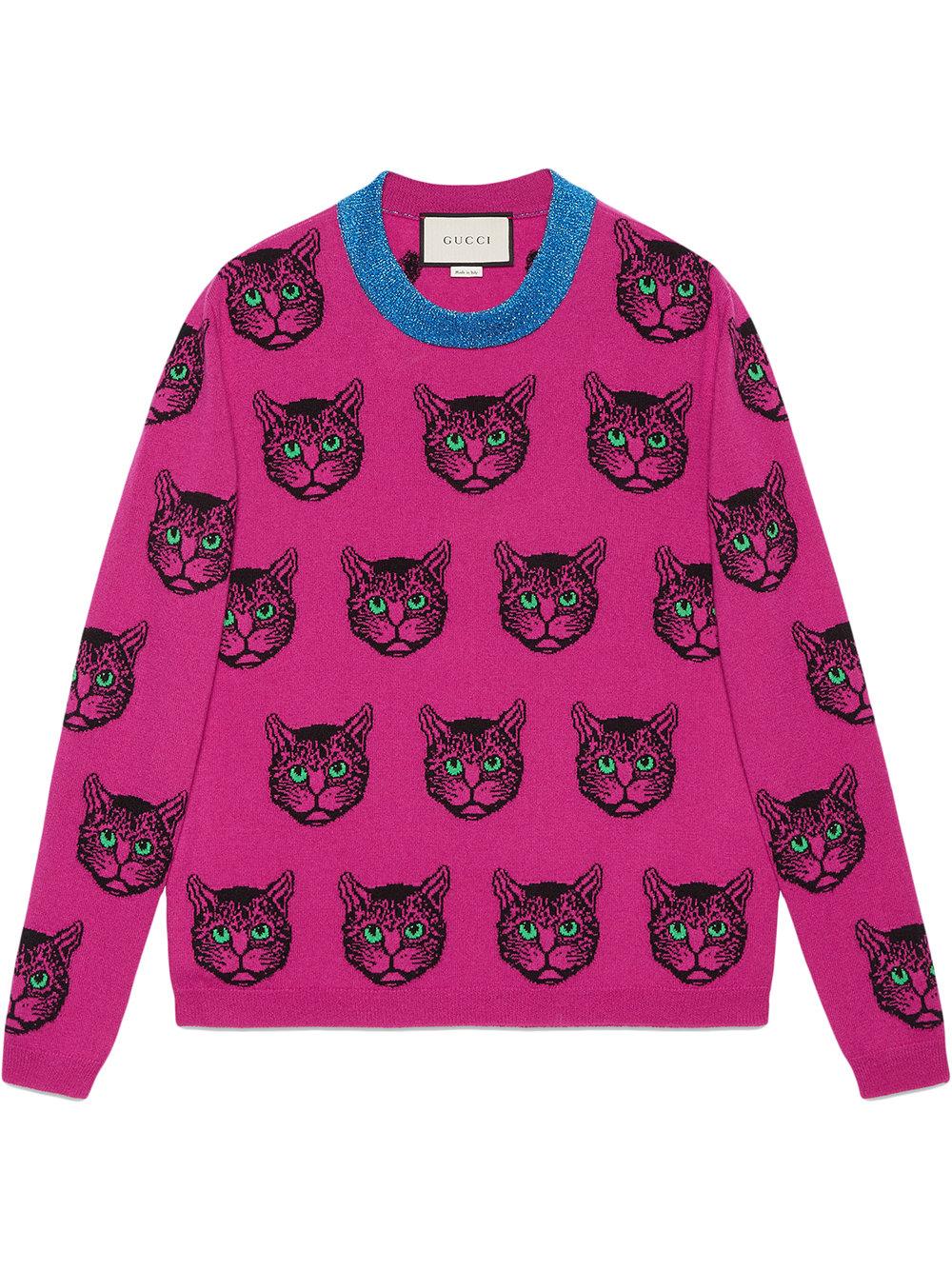 gucci mystic cat sweatshirt