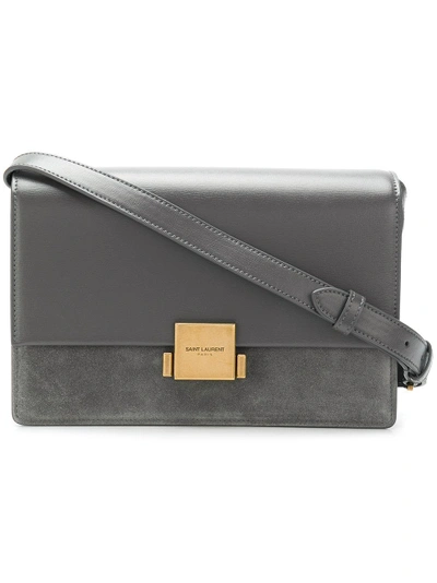 Shop Saint Laurent Medium Bellechasse Shoulder Bag - Grey