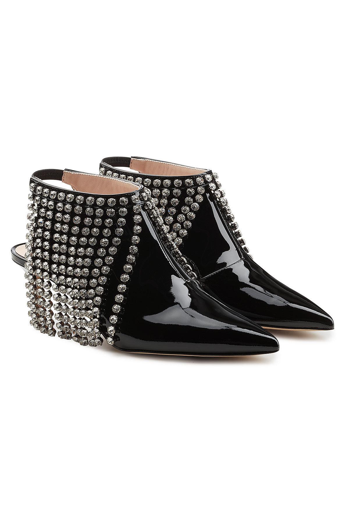 crystal fringe shoes