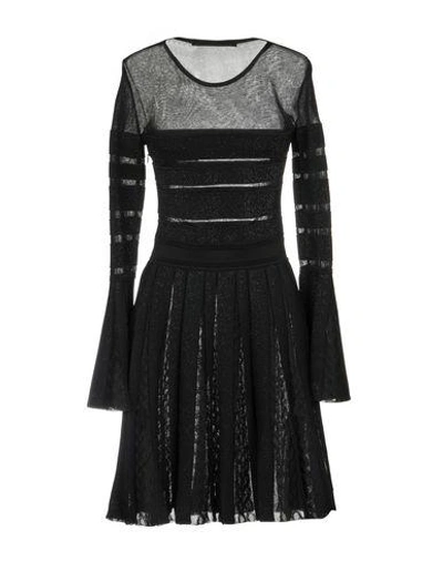 Shop Antonino Valenti Short Dress In Black