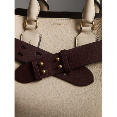Shop Burberry The Small Belt Bag Grainy Leather Belt In Deep Claret