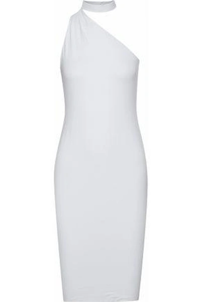 Shop Bailey44 Bailey 44 Woman Casablanca One-shoulder Stretch-jersey Dress White