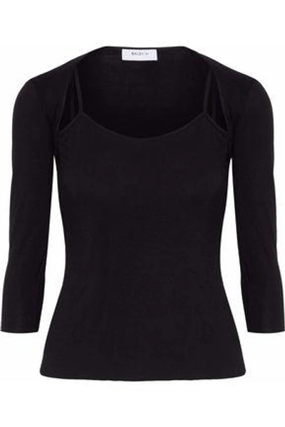 Shop Bailey44 Bailey 44 Woman Cutout Jersey Top Black