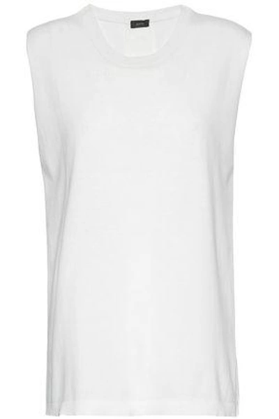 Shop Joseph Woman Paneled Cotton Top White