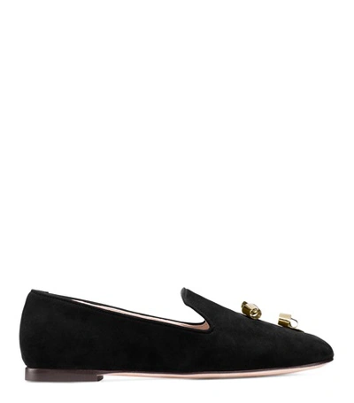 Shop Stuart Weitzman The Node In Black Suede