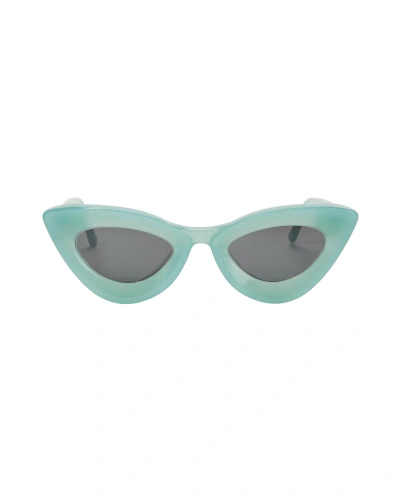 Shop Grey Ant Cat Eye Sunglasses In Green-lt