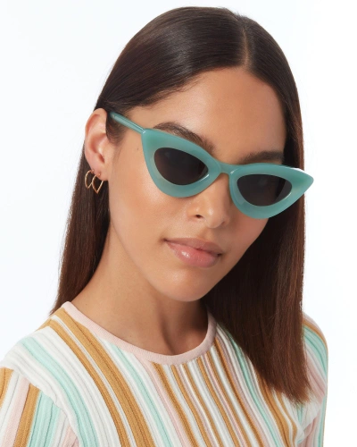Shop Grey Ant Cat Eye Sunglasses In Green-lt