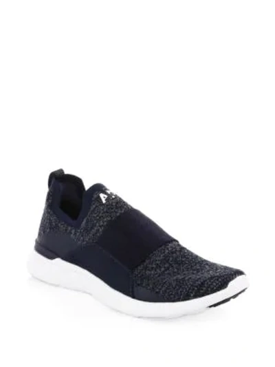 Shop Apl Athletic Propulsion Labs Techloom Bliss Slip-on Sneakers In Midnight