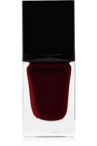 Shop Givenchy Nail Polish - Pourpre Edgy 07 In Merlot