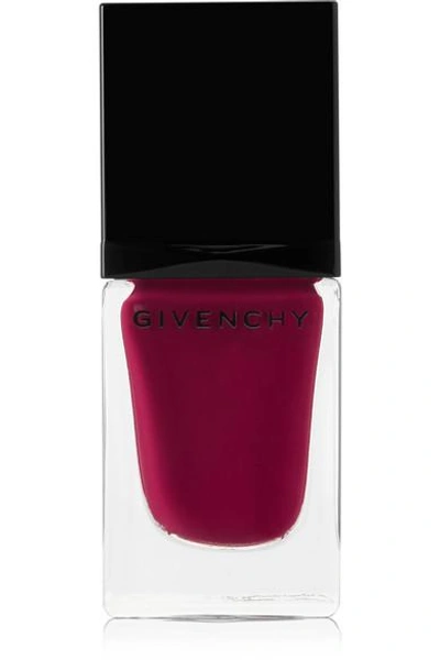 Shop Givenchy Nail Polish - Framboise Velours 06 In Magenta