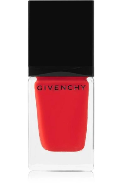 Shop Givenchy Nail Polish - Mandarine Bolero 10 In Tomato Red