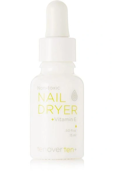 Shop Tenoverten Non-toxic Nail Dryer Vitamin E, 15ml - Colorless