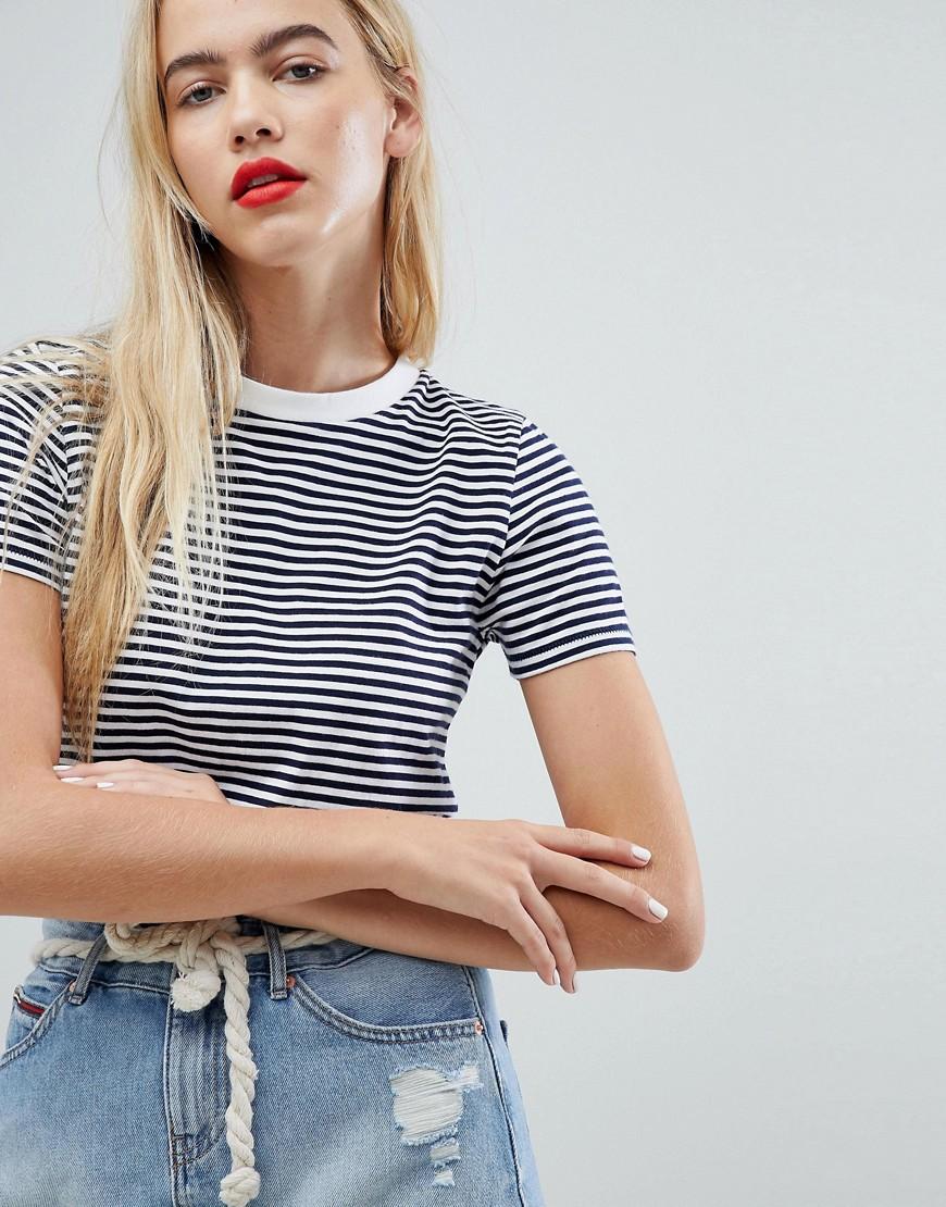 tommy jeans classic stripe t shirt