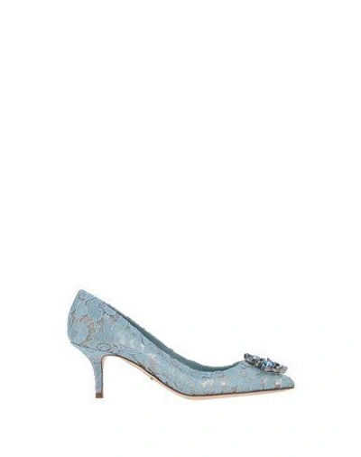 Shop Dolce & Gabbana Pump In Azure