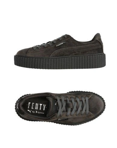 Shop Fenty X Puma Sneakers In Grey