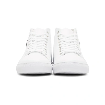 Shop Versus White Lion High-top Sneakers In F030n White