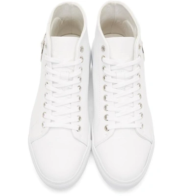 Shop Versus White Lion High-top Sneakers In F030n White