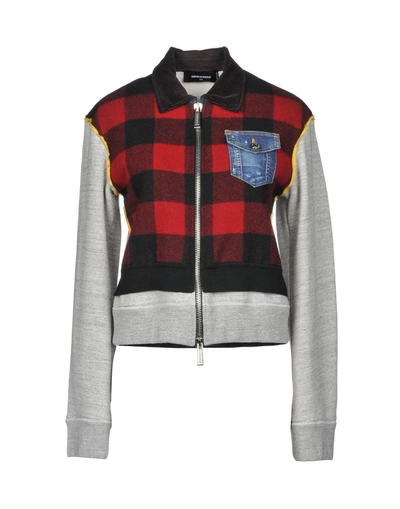 Shop Dsquared2 Bomber In Red