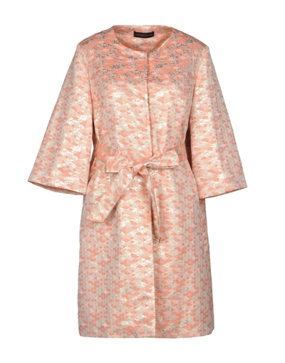 Shop Alessandro Dell'acqua Full-length Jacket In Pale Pink