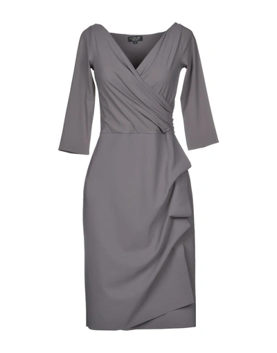 Shop Chiara Boni La Petite Robe Knee-length Dress In Lead