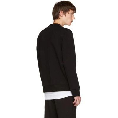 Shop Neil Barrett Black Barbell Sweatshirt In 01 Black