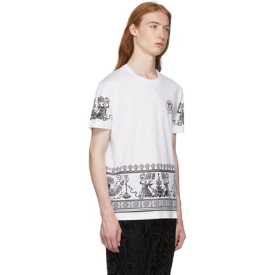 Shop Versace White Medusa T-shirt In A911 White
