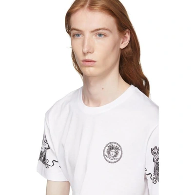 Shop Versace White Medusa T-shirt In A911 White